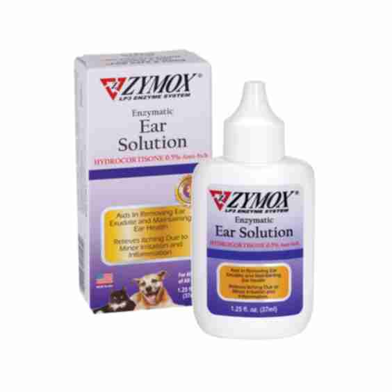Enzymatic Ear Solution for Dogs & Cats - 0.5% Hydrocortisone 