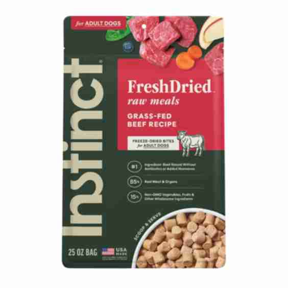 Raw Meals Freeze-Dried Adult Dry Dog Food - Grain Free, Beef