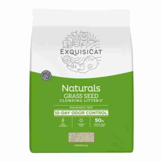 Litter Clumping Multi-Cat Grass Seed Cat Litter