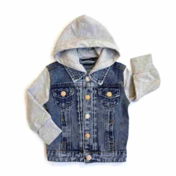 Classic Hooded Denim Jacket