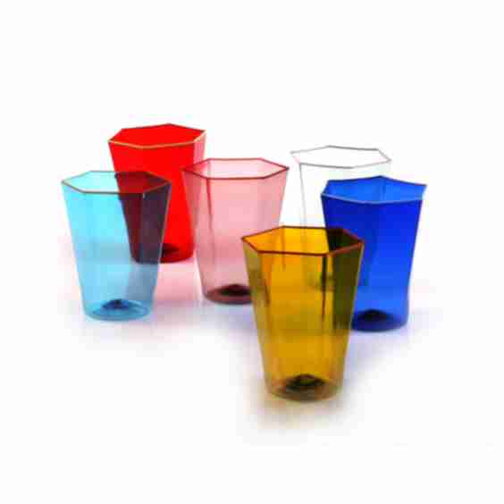 Esagonali Set Of 6 Glasses