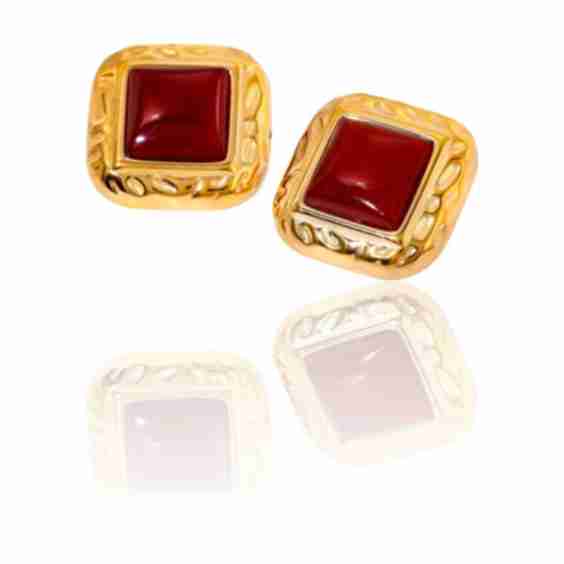 Ombre Rouge Earrings