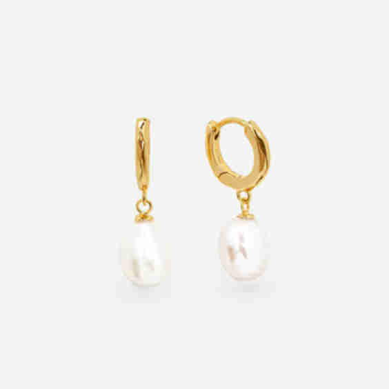 Pearl Mini Hoops