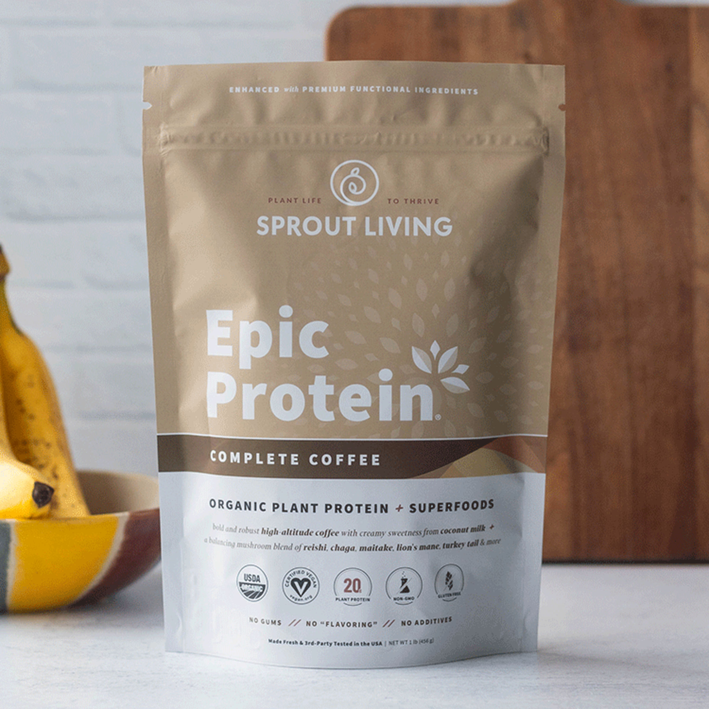 Complete Coffee Organic Plant Protein
