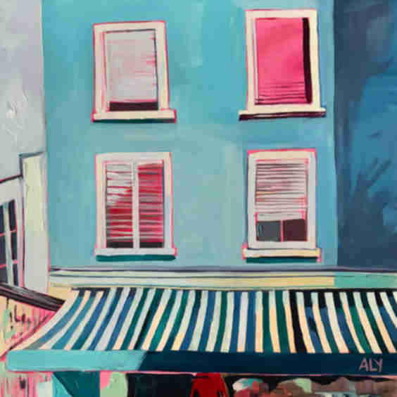 Notting Hill Acrylic on Canvas Wall Art
