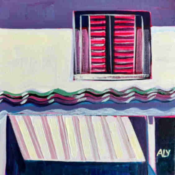 Purple Shadows, 2025 Wall Art