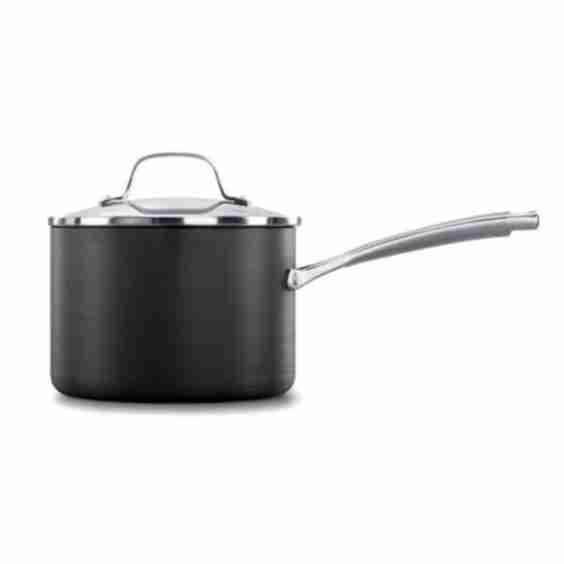 Classic Hard-Anodized Nonstick 3.5-Quart Sauce Pan with Cover