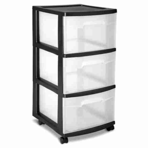 3-Drawer Storage Cart