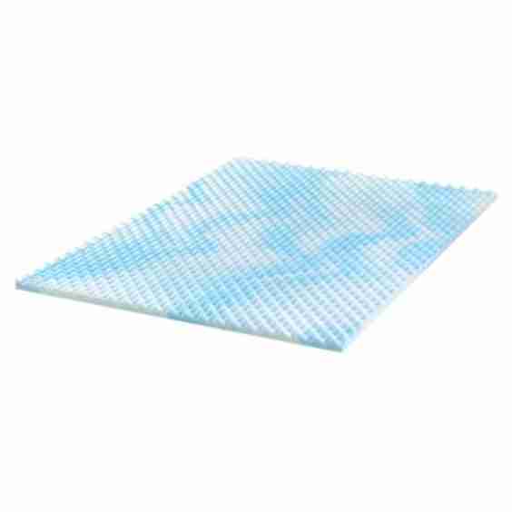 1.5" Cooling Swirl Gel Memory Foam Mattress Topper, Twin/Twin XL