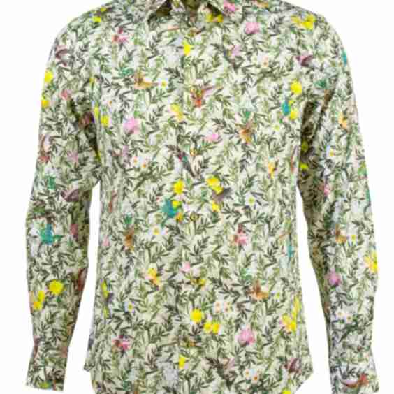 Fitted Hummingbird Shirt