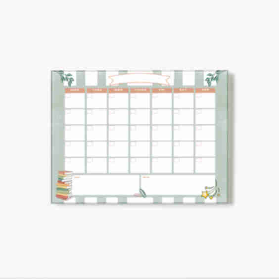 Writable Family Calendar 20.8'' x 15.6''