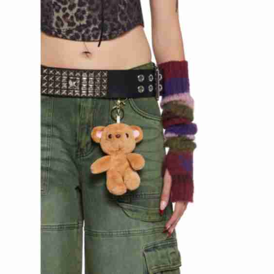 Current Mood Plush Bear Keychain