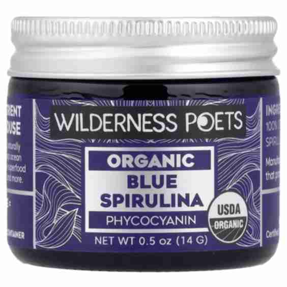 Blue Spirulina Powder - Organic, 0.5 oz