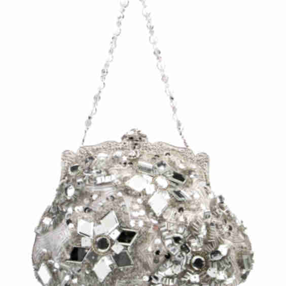 Sequins Top Handle Bag