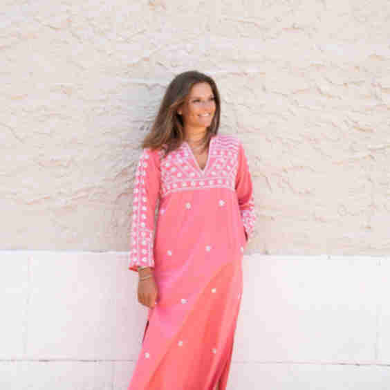 Molly Maxi Dress Hand Embroidered