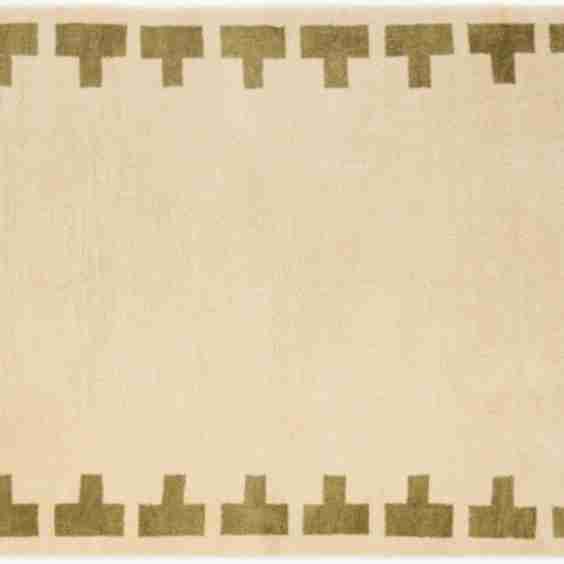 Backgammon Wool Moroccan Rug