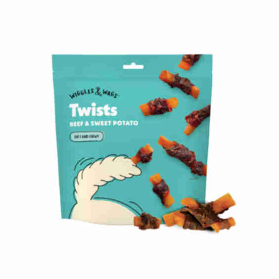 Beef And Sweet Potato Twists Dog Treats