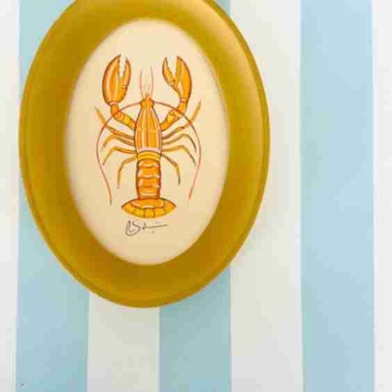 Original Hand-Painted Lobster Painting