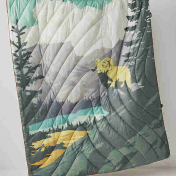 National Parks Puffy Blanket