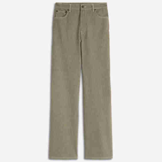 High Rise Column Leg Jeans