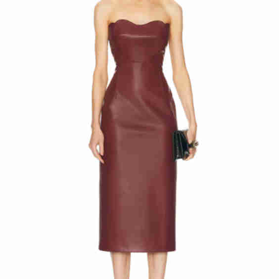 Love Lock Leather Dress