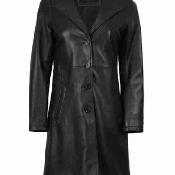Real Leather Car Coat