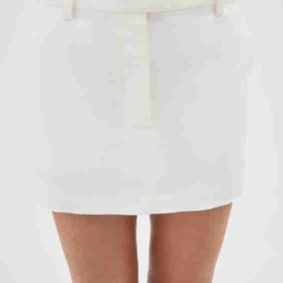 Linen Mini Skirt