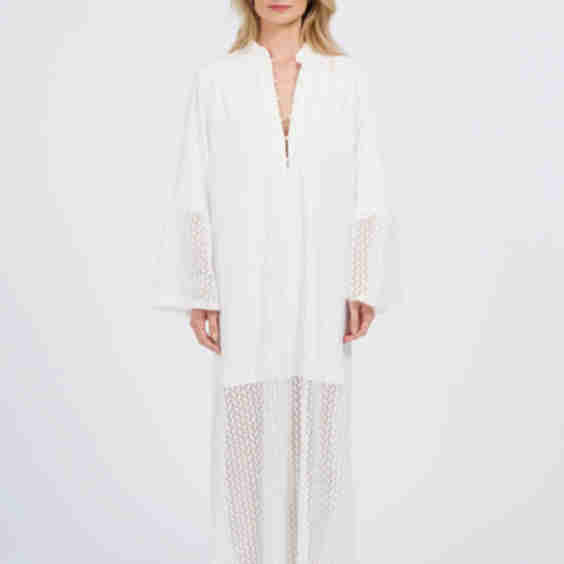Maxi Lace Caftan Dress (UPF 50+)
