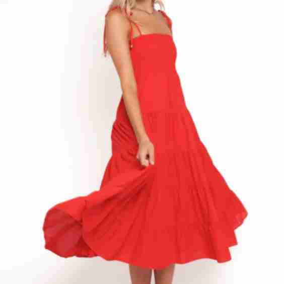 Carrol Shirred Bodice Maxi Dress