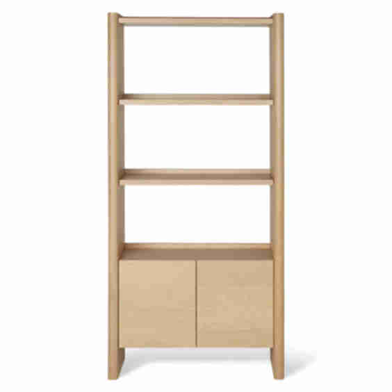 Torme 34" Bookcase with Storage