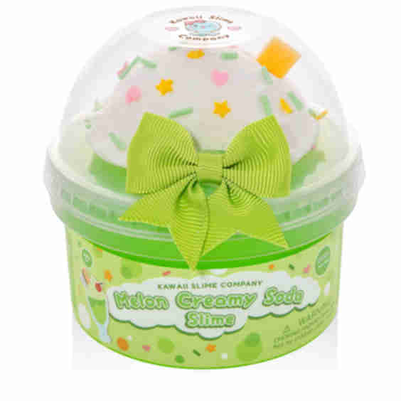 Melon Creamy Soda 2 Slimes In 1 Signature Dome Slime