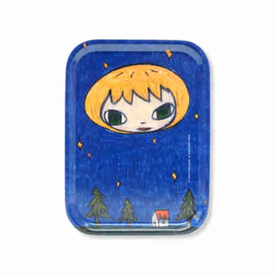 Yoshitomo Nara Birch Wood Tray