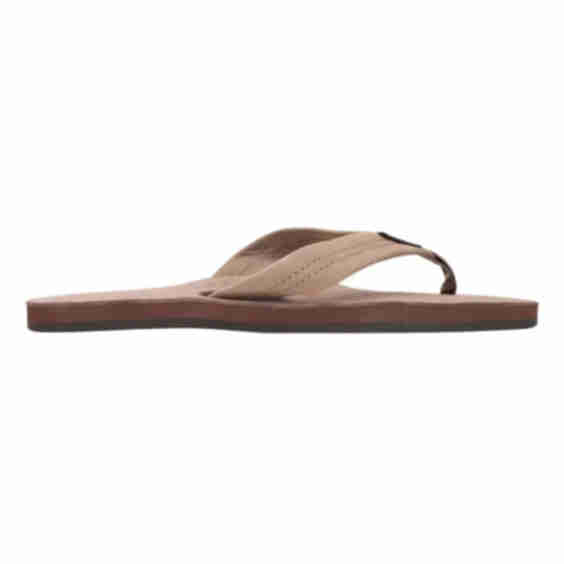 Rainbow Single Layer Leather Flip Flop