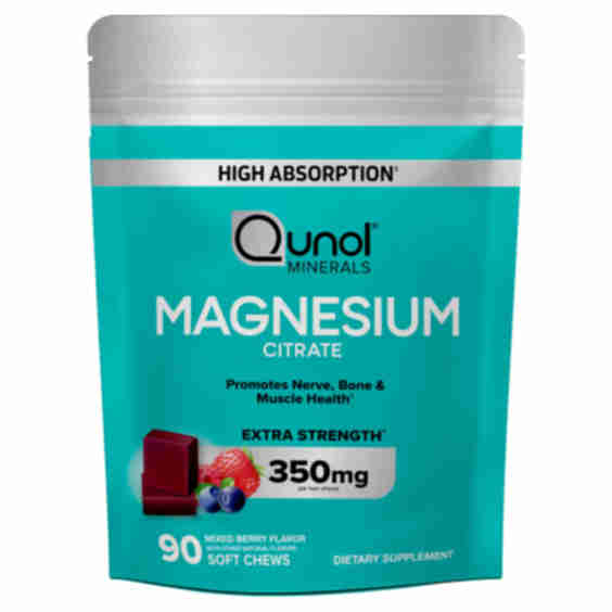 Magnesium Citrate Mixed Berry 90 Soft Chews 175 Mg Per Soft Chew