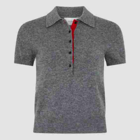 Wool Cashmere Slim Fit Polo
