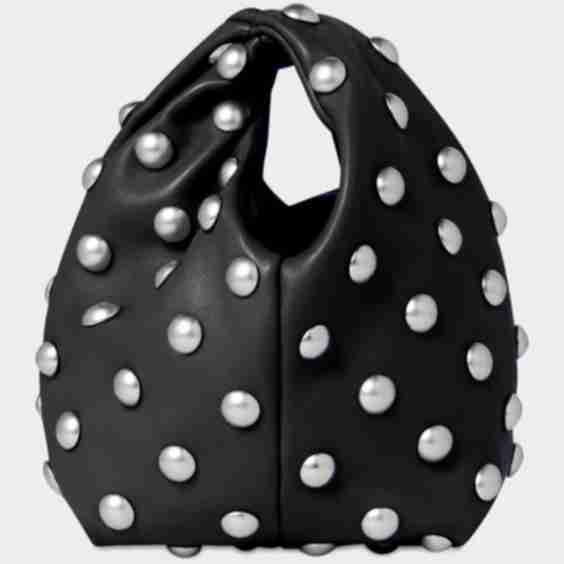 Simone Studded Leather Bag