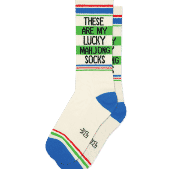 These Are My Lucky Mahjong Socks Gym Socks