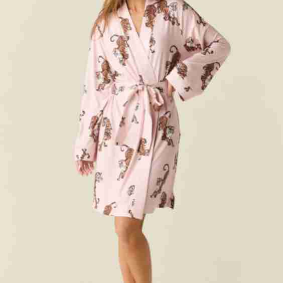 Meadow Cloud Jersey Classic Short Robe