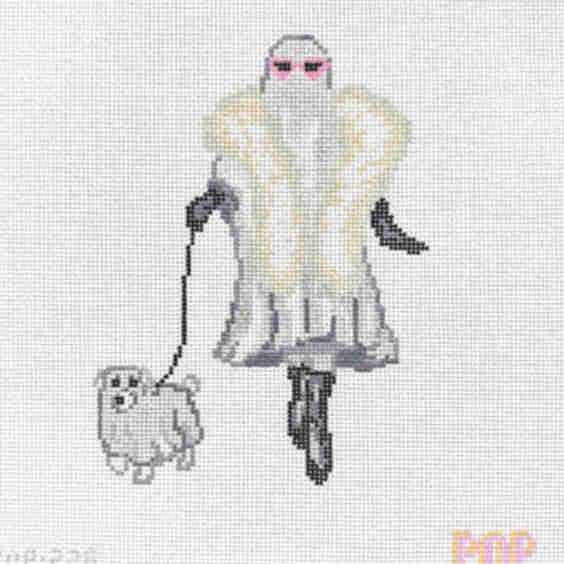 Glamour Ghost With Cig Canvas