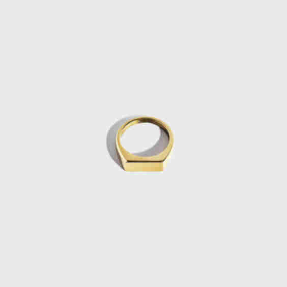 Flat Top Signet Ring 