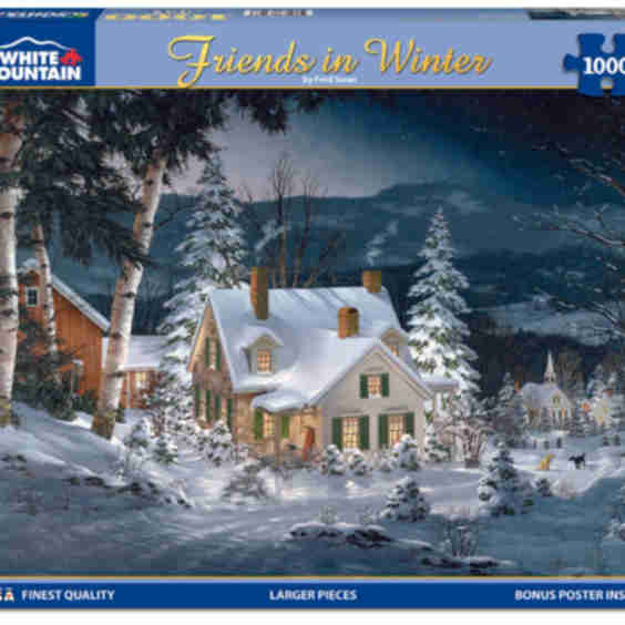 Friends in Winter Jigsaw Puzzle, 1000 Piece