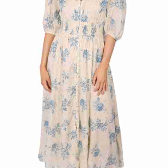 Halo Smocked Waist Maxi Dress