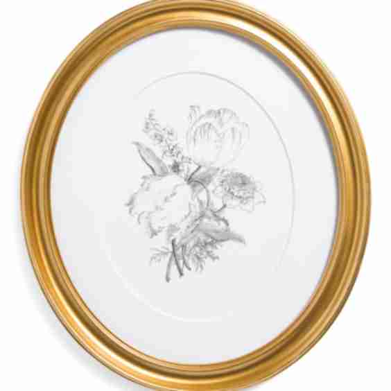 12x14 Matted To 8x10 Oval Wall Portrait Frame