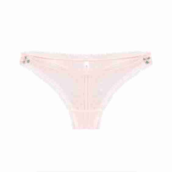 Prét Thongs with Flower Appliqué