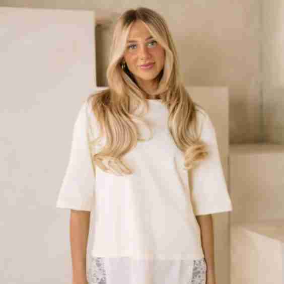 Goldie Combination Lace T-Shirt