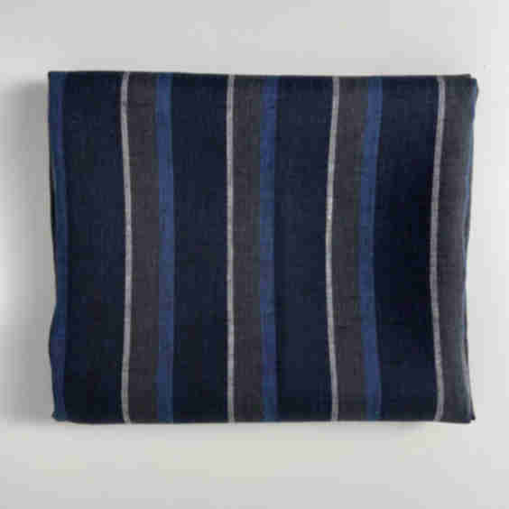 Linen Big Stripe Fabric 6758