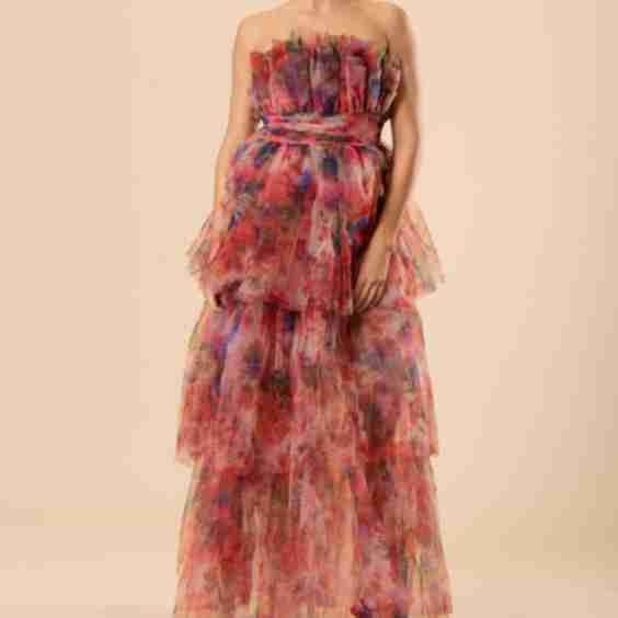 Natalia Tulle Maxi Dress