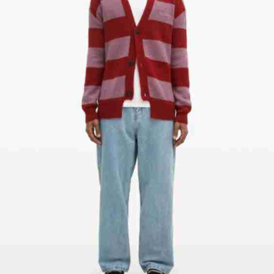 Cardigan A Rayures