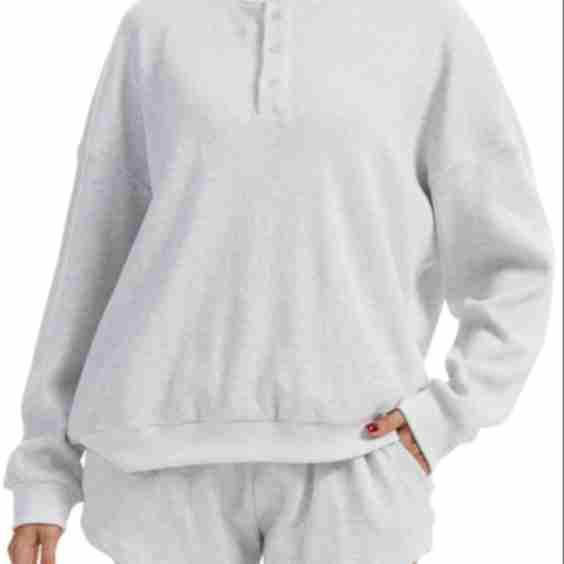 Oversized Waffle Knit Lounge Set