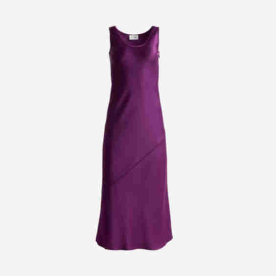 Sara Dress In Liquid Satin